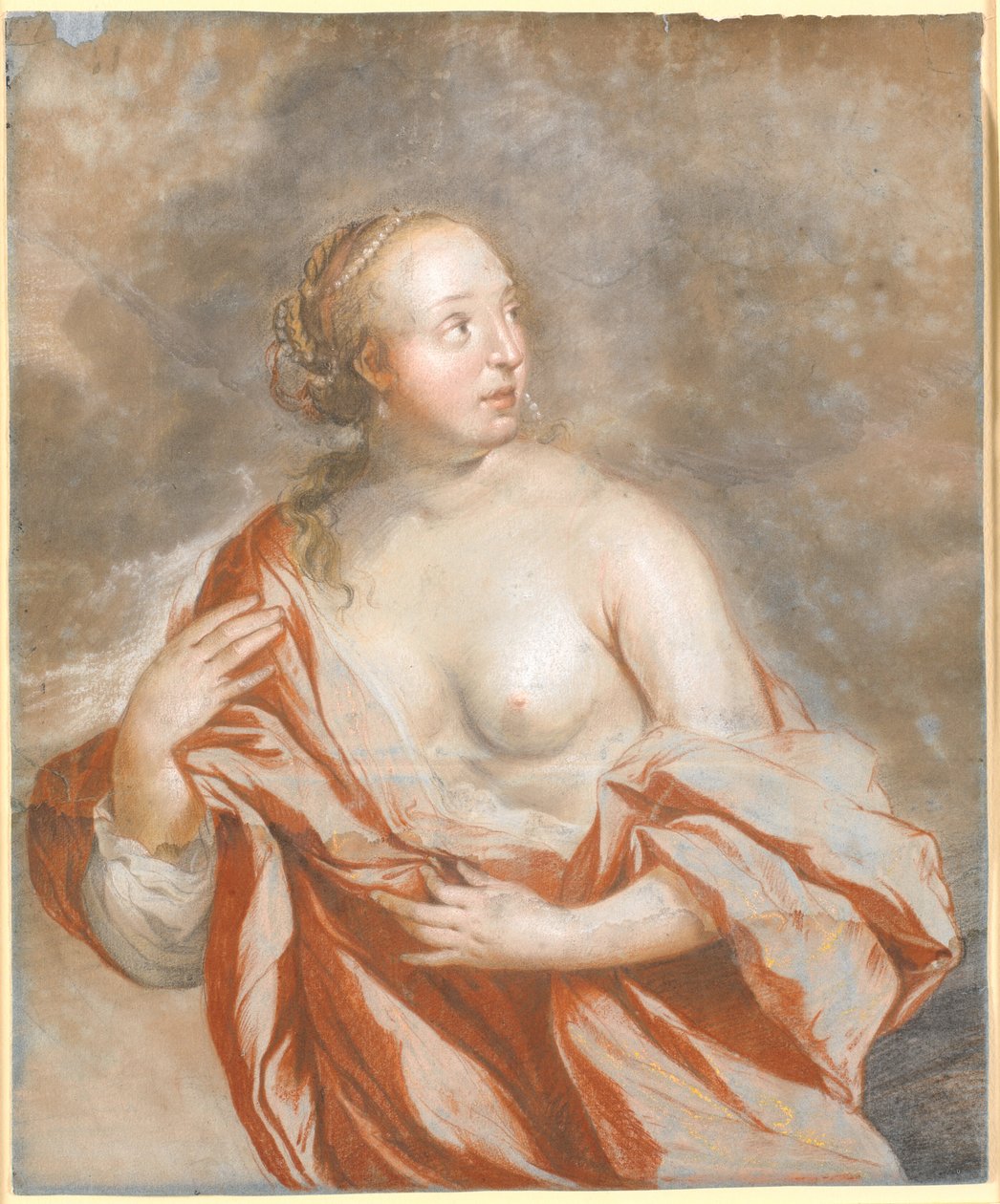 Mulher em perigo, ½ figura de Heinrich Dittmers