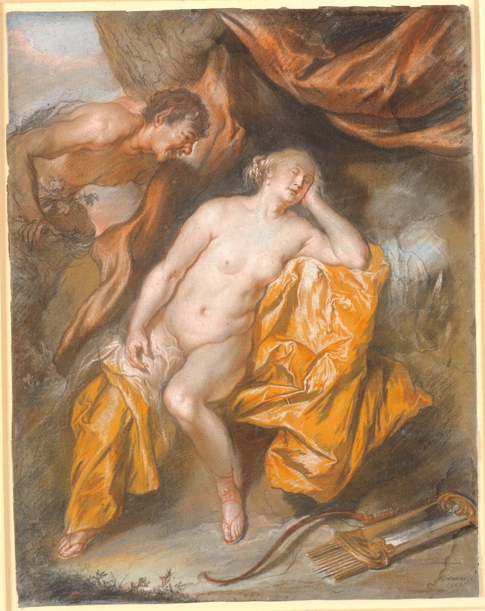 Júpiter e Antíope de Heinrich Dittmers
