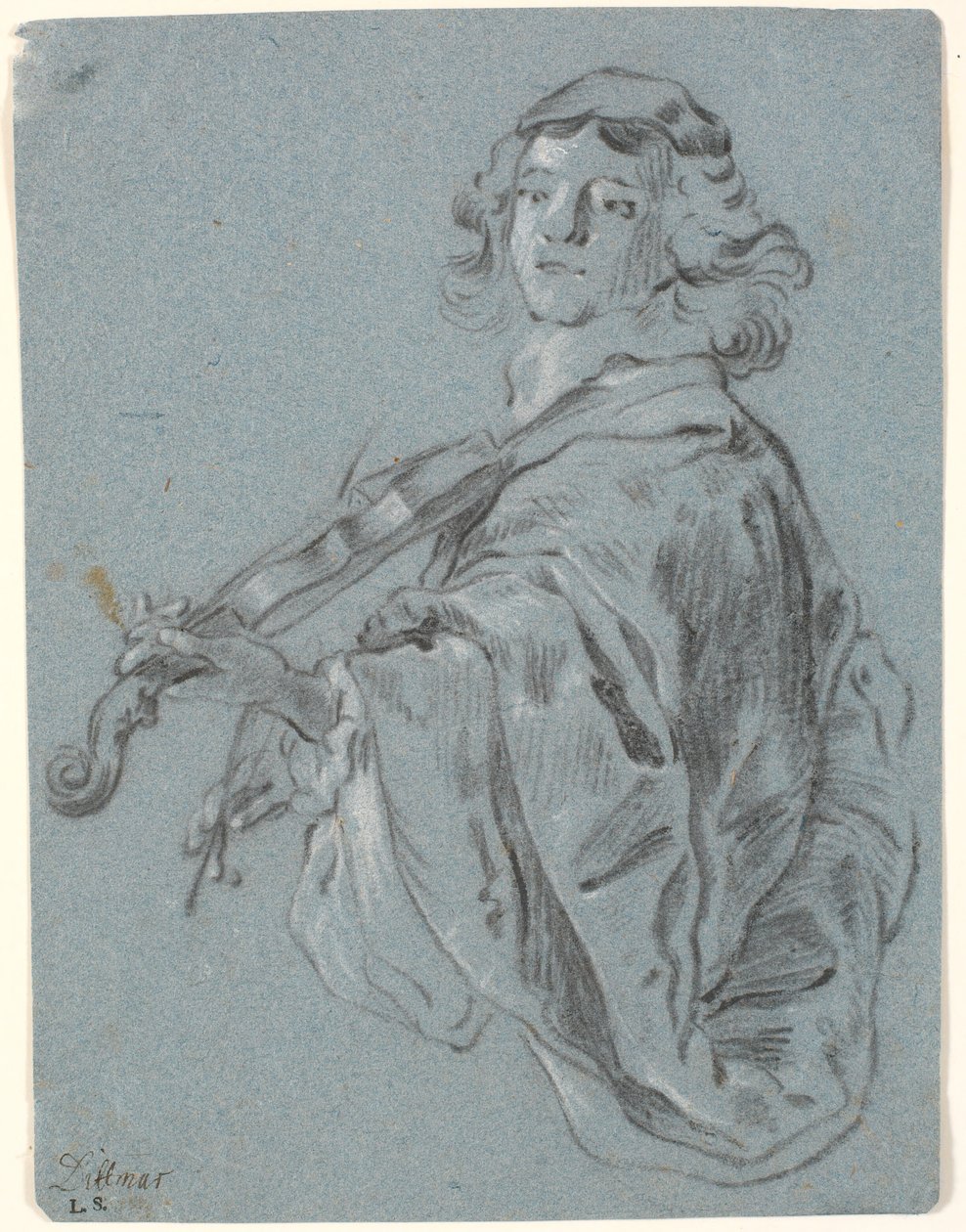 Jovem violinista de Heinrich Dittmers