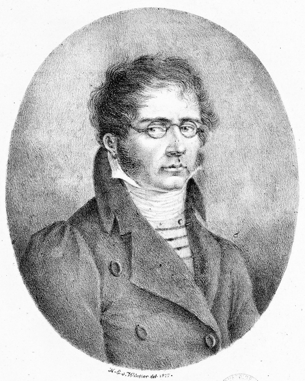 Pessoa retratada:  Franz Danzi de Heinrich Eduard Winter