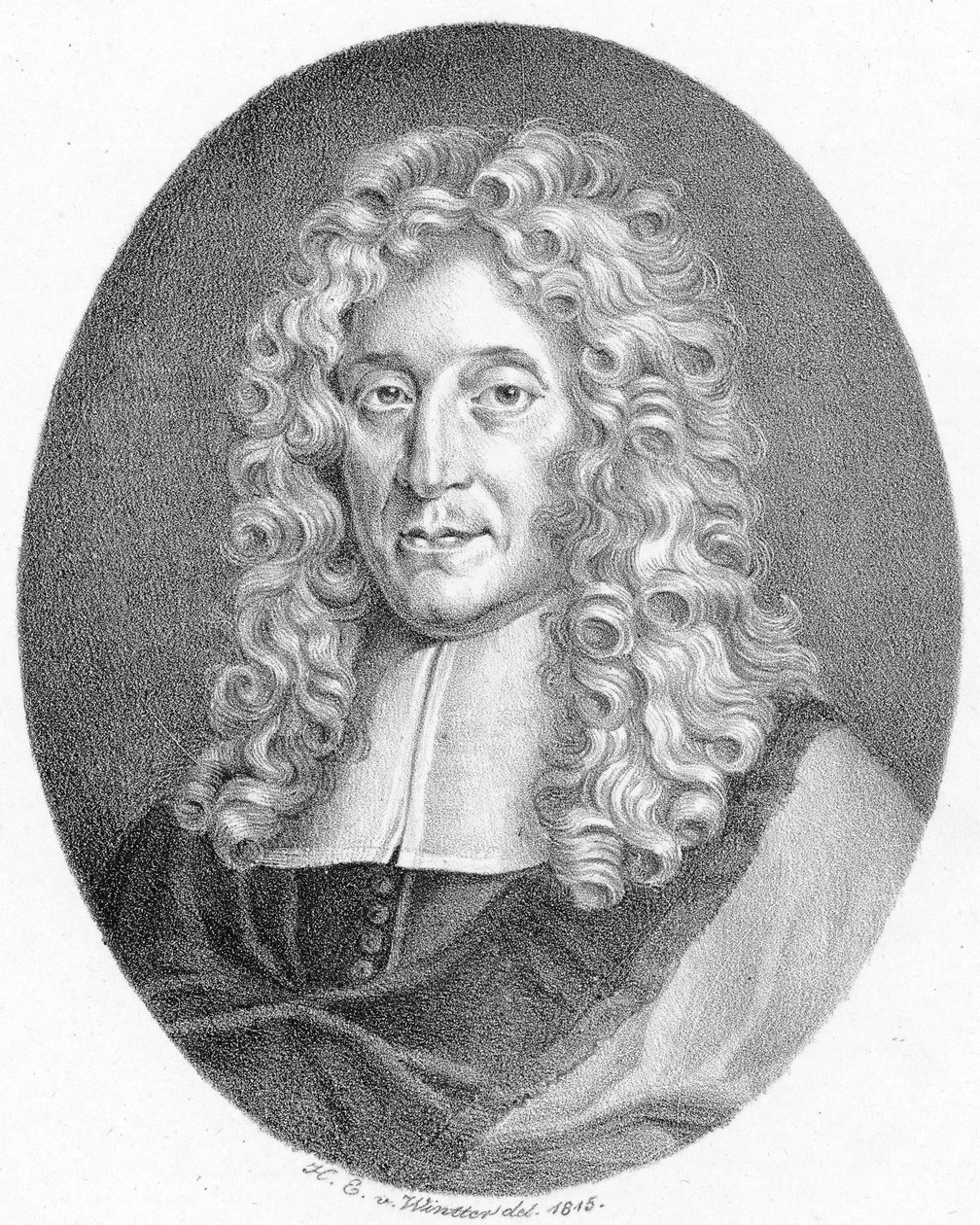 Pessoa retratada:  Johann Kaspar Kerll de Heinrich Eduard Winter