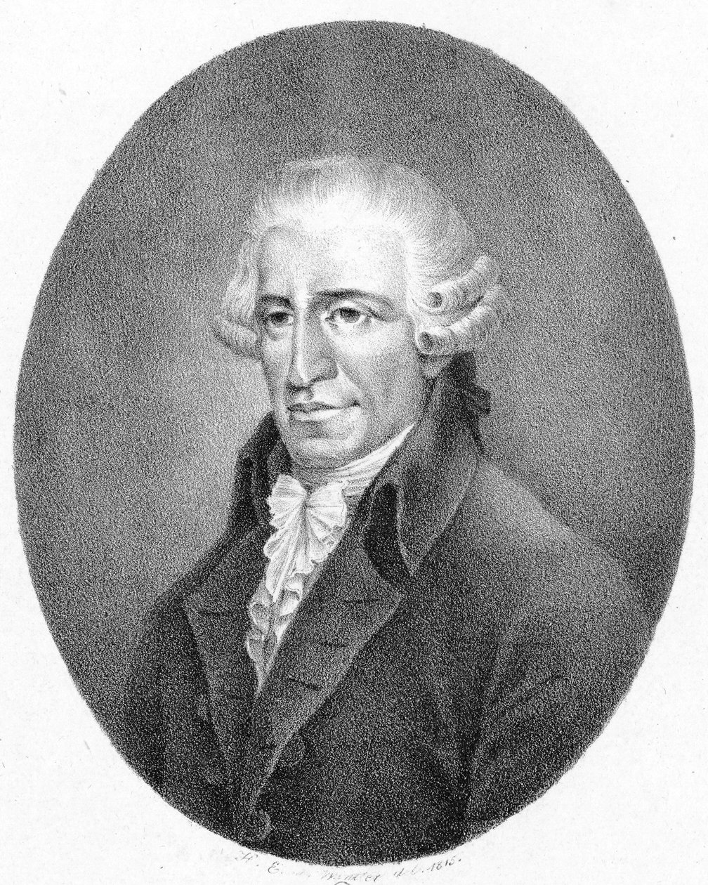 Pessoa retratada:  Joseph Haydn de Heinrich Eduard Winter
