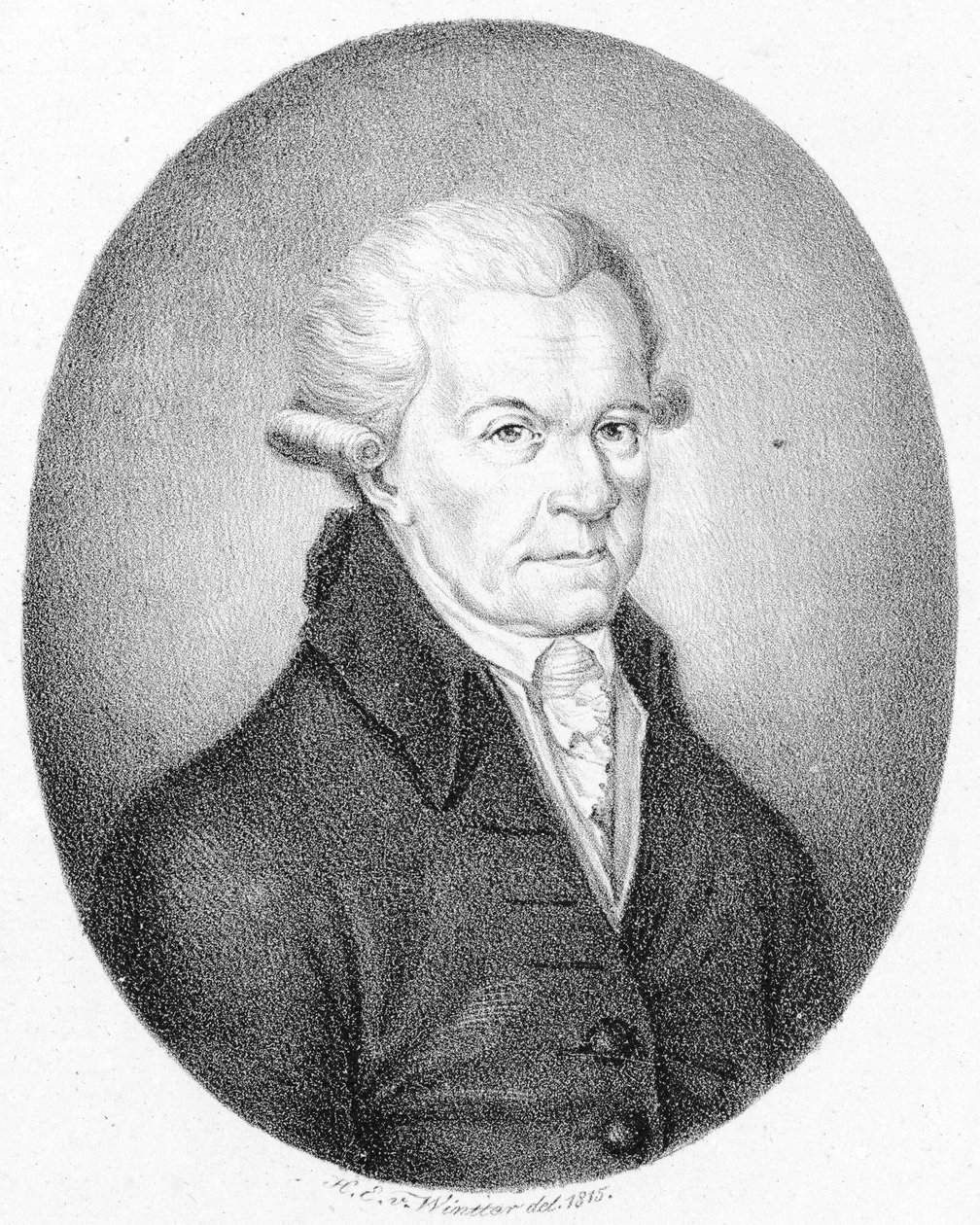 Pessoa retratada:  Michael Haydn de Heinrich Eduard Winter