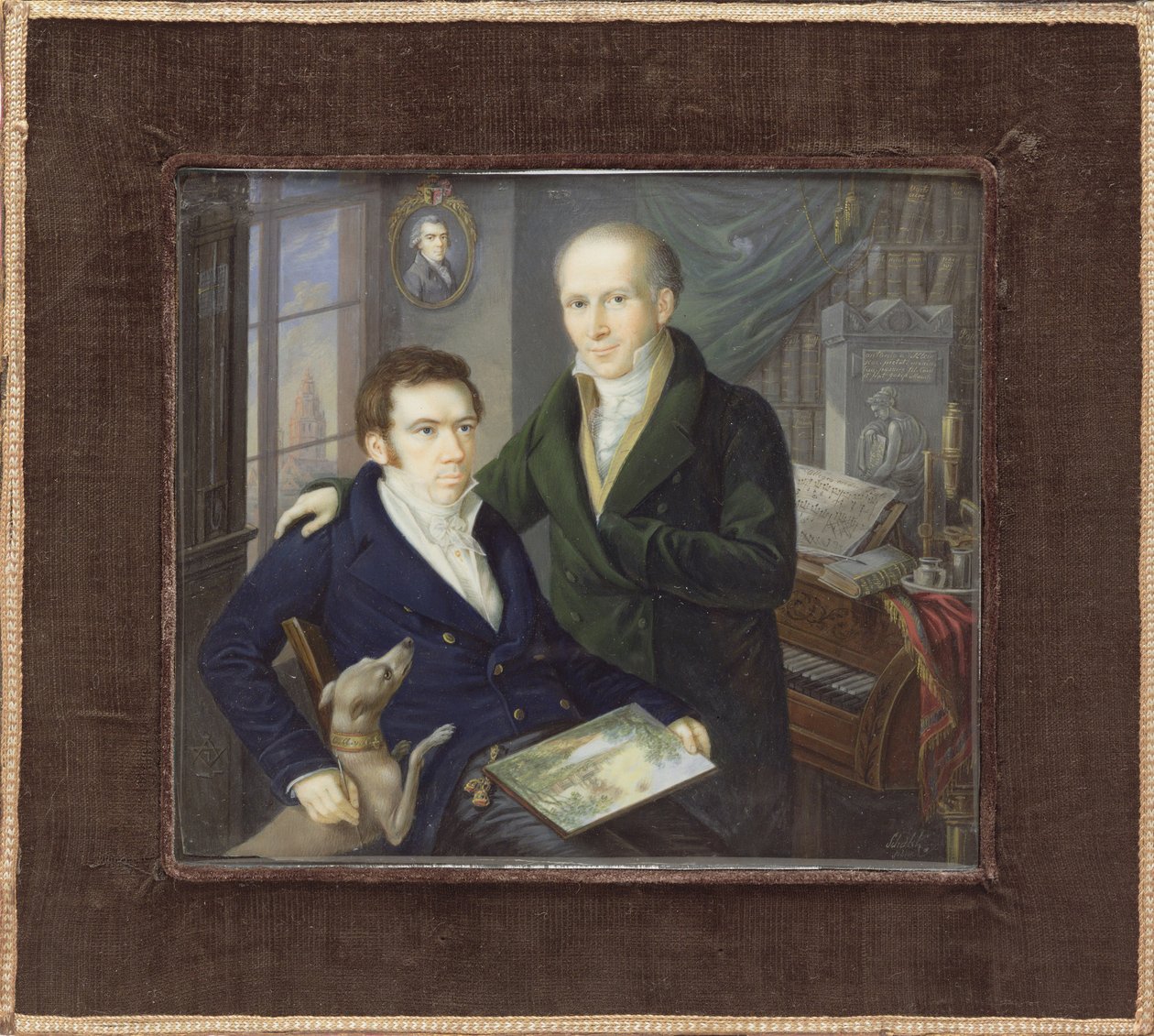 Joseph e Karl August von Klein, ca. 1810-15. de Heinrich Franz Schalck