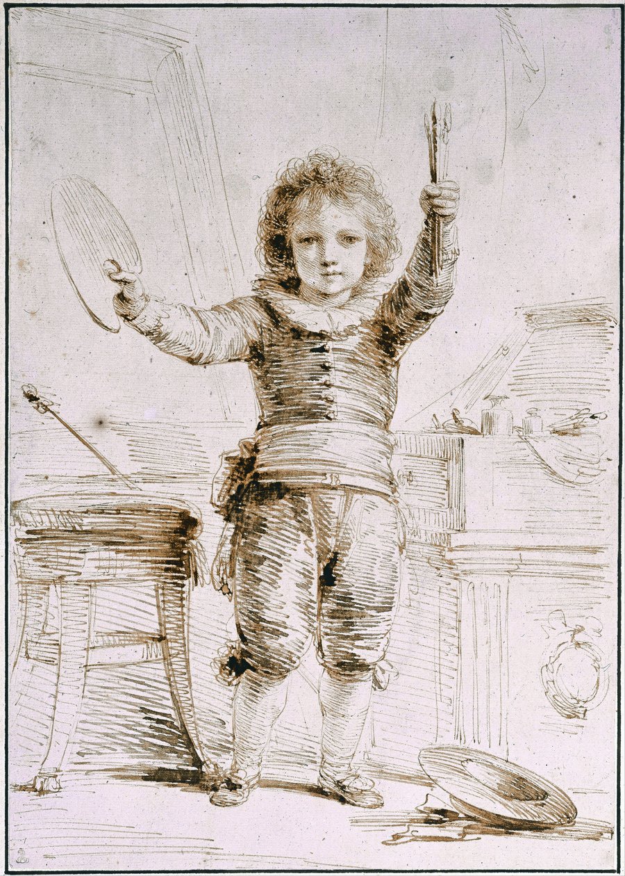 O Filho do Artista, c. 1793 de Heinrich Friedrich Füger