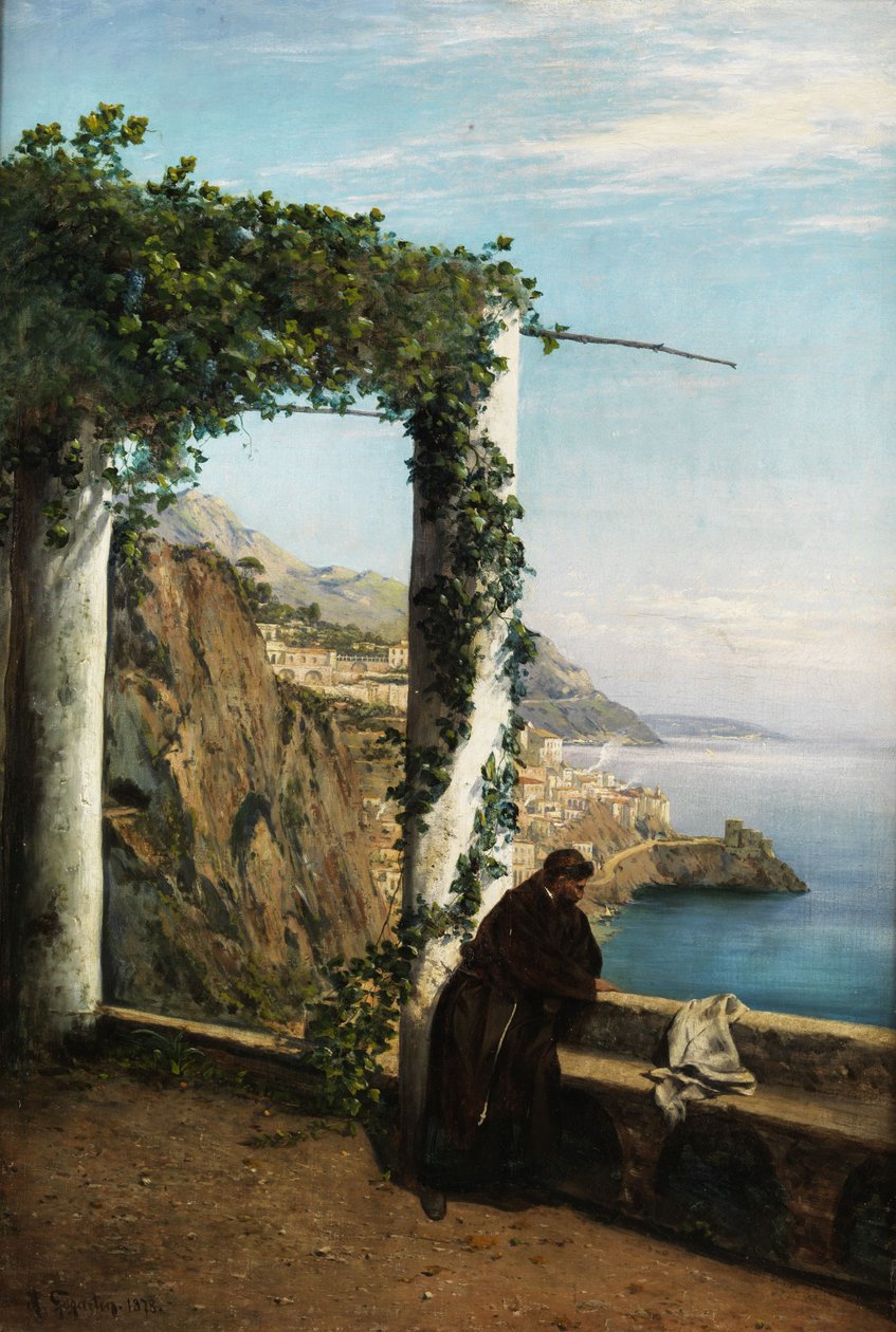 Monge na Costa de Amalfi de Heinrich Gogarten