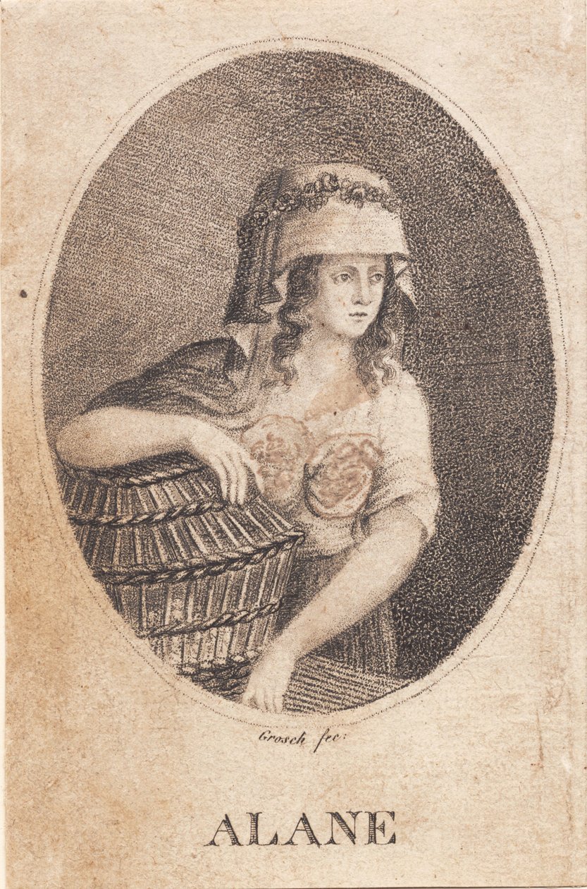 "Alane", mulher com cesto de Heinrich Grosch