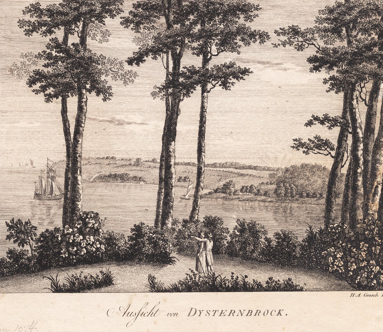 Vista de Dysterbroch de Heinrich Grosch