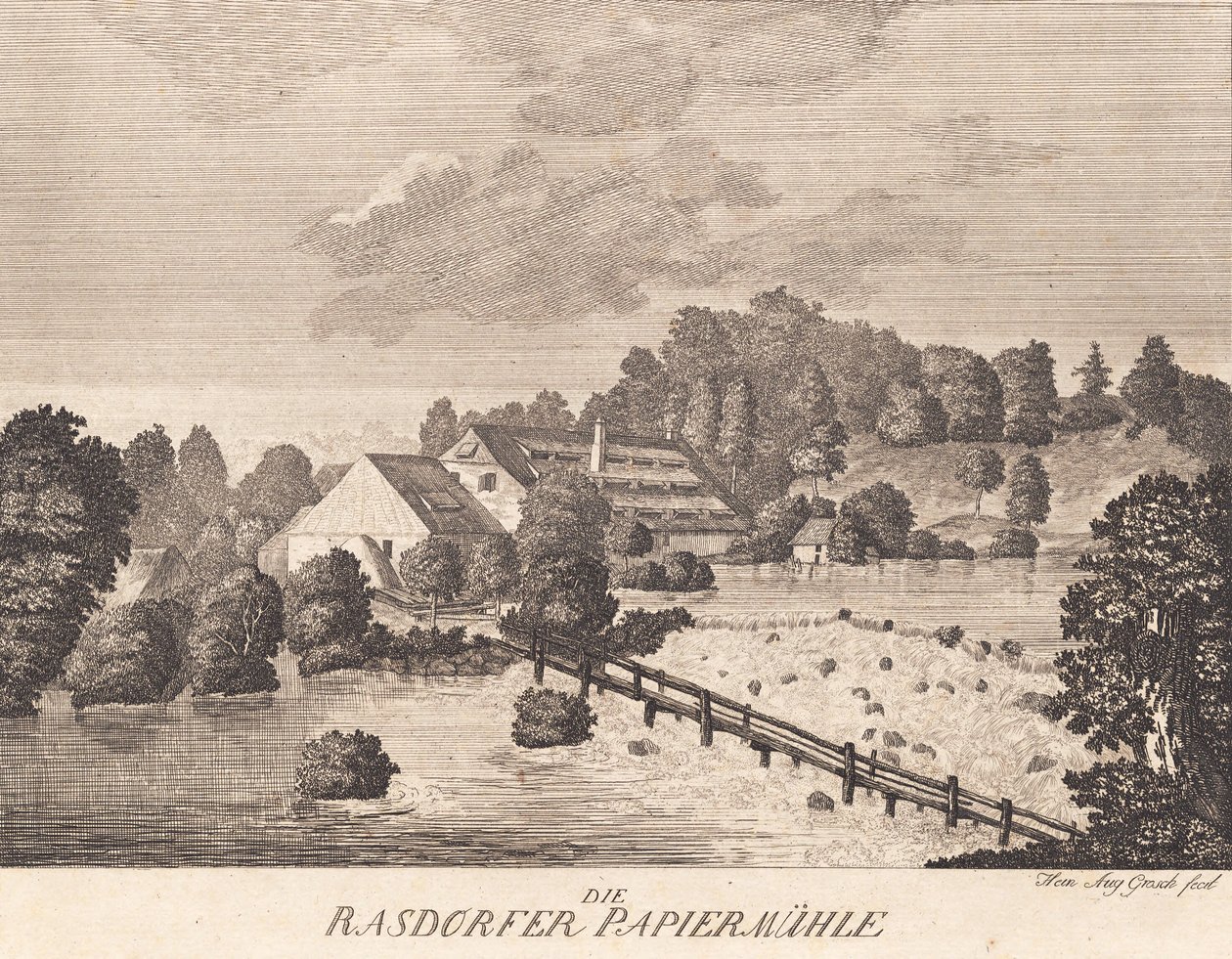 A fábrica de papel Rasdorf de Heinrich Grosch