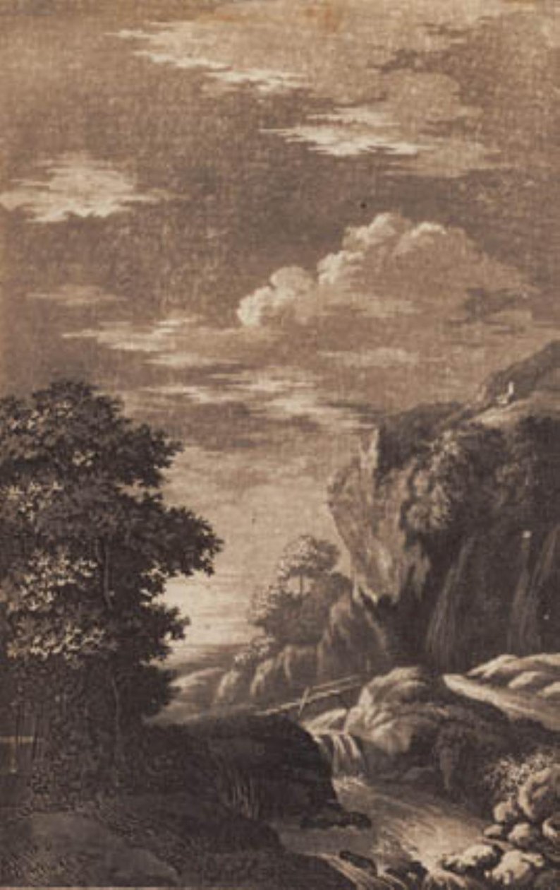Paisagem montanhosa de Heinrich Grosch