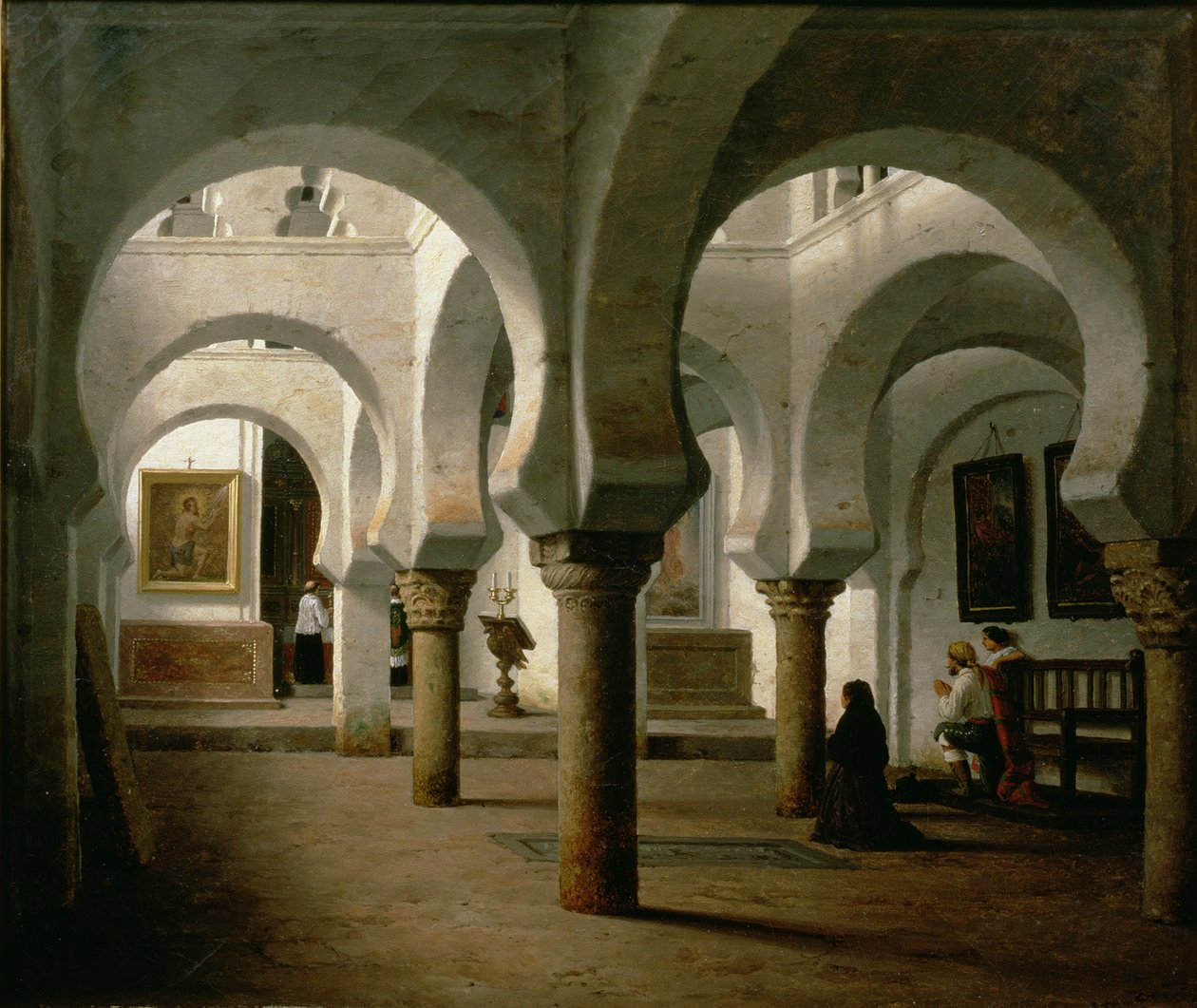 Uma capela lateral, Catedral de Pisa de Heinrich Hansen