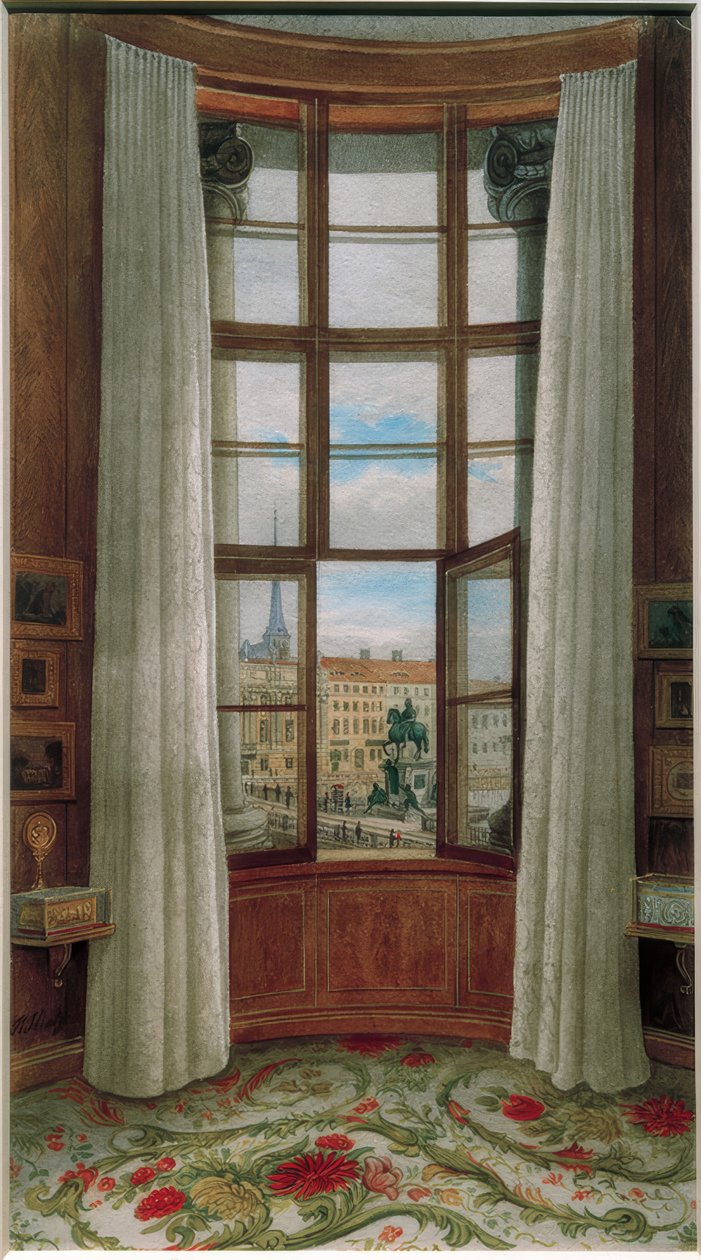 Vista do Palácio da Cidade de Berlim de Heinrich Hintze