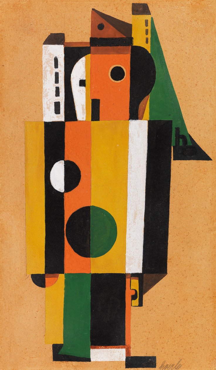 Encontro, 1925. de Heinrich Hoerle