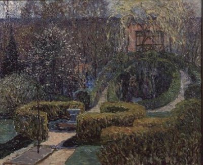 Jardins da Primavera, Barkenhoff, 1913 de Heinrich Vogeler