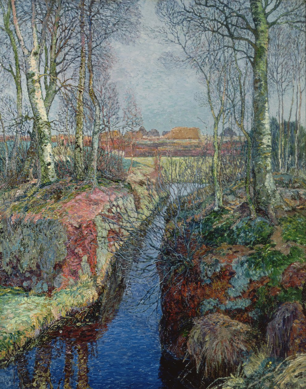Tributário do rio Moor de Heinrich Vogeler