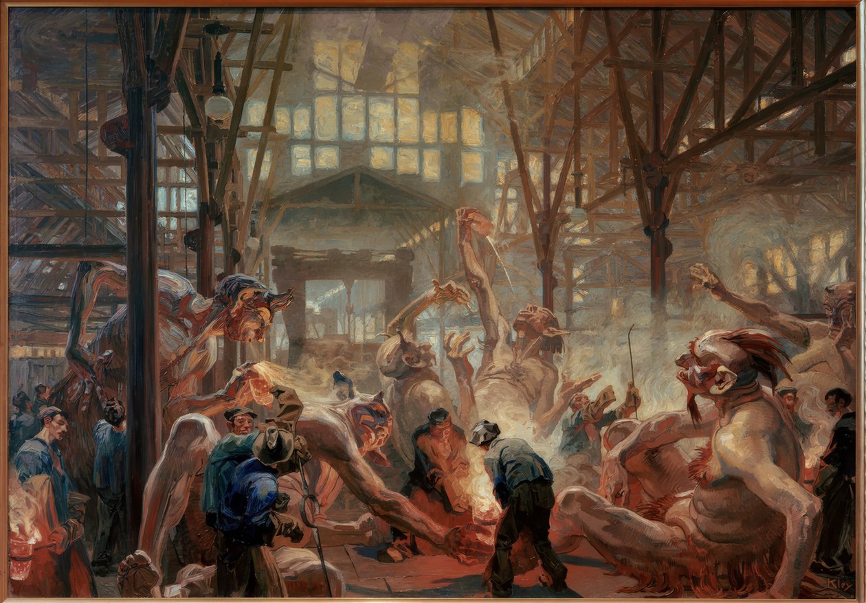 Os demônios Krupp de Heinrich Kley