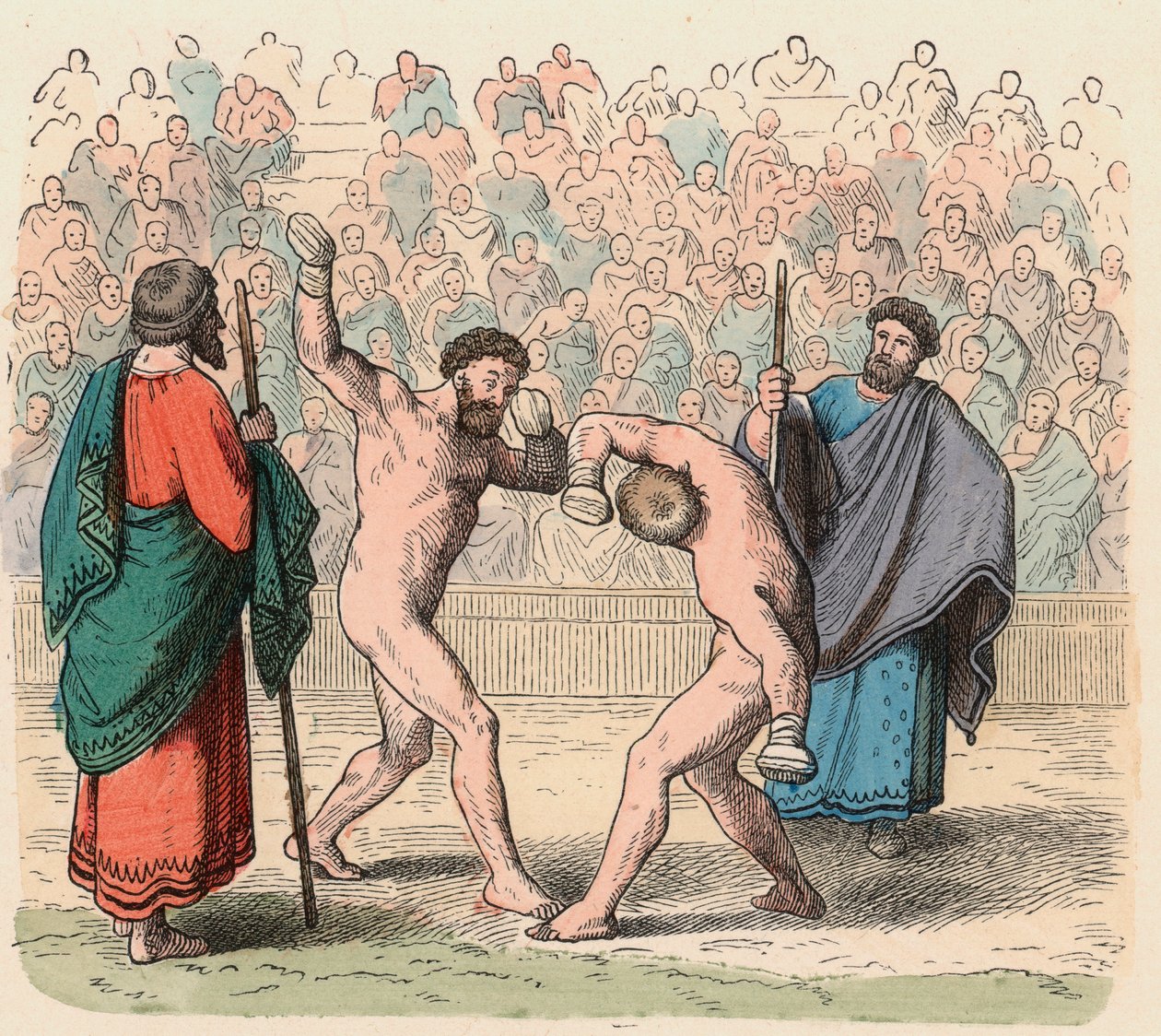 Grécia Antiga: Boxers de Heinrich Leutemann