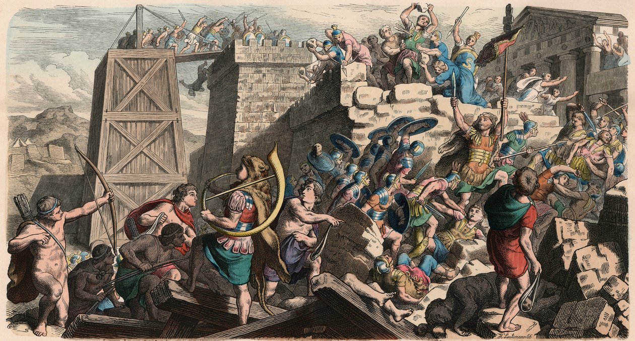 Roma Antiga: Militares, Tempestade de uma cidade de Heinrich Leutemann