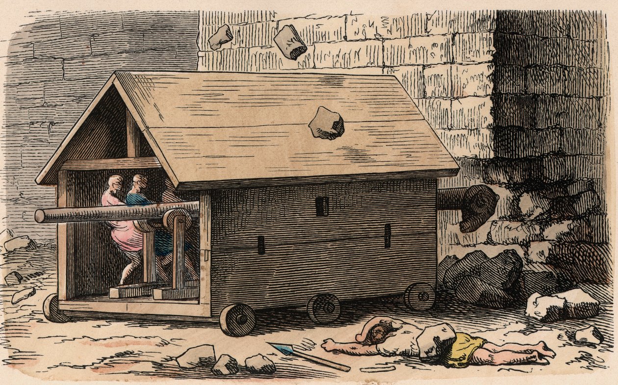 Batedor, motor de cerco de Heinrich Leutemann