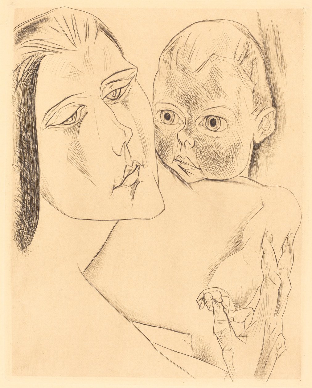 Mãe e filho de Heinrich Nauen