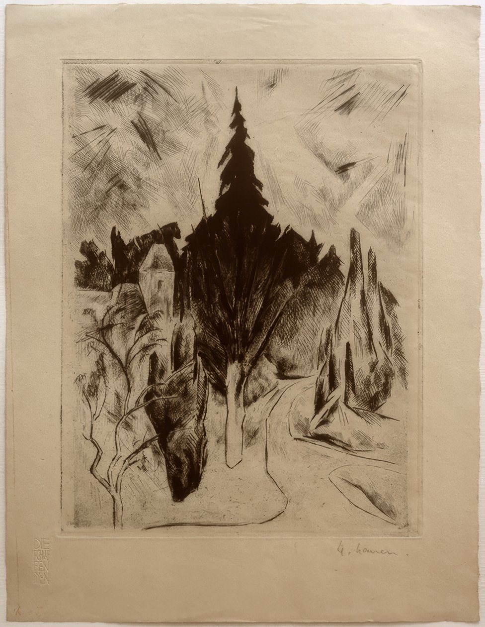 Parque de manhã de Heinrich Nauen