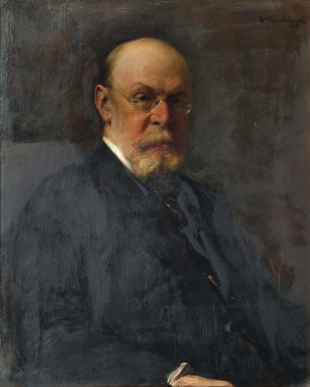 O chefe de seção Alfred Ritter von Bernd de Heinrich Rauchinger