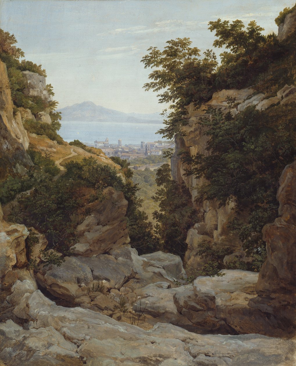 Paisagem italiana de Heinrich Reinhold