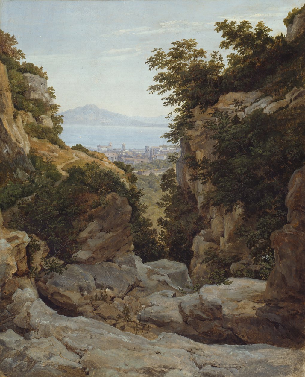 Paisagem italiana, 182124. de Heinrich Reinhold