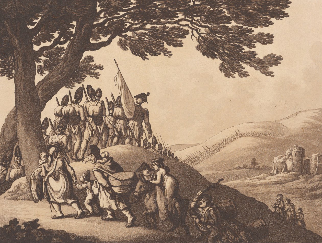 Soldados marchando, 1º de abril de 1798. de Heinrich Schutz