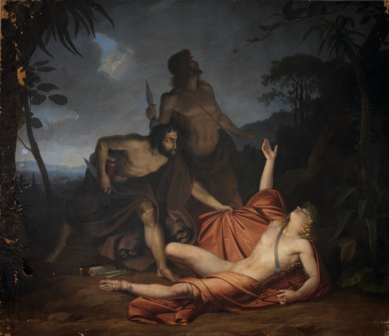 Os guindastes de Ibycus de Heinrich Schwemminger