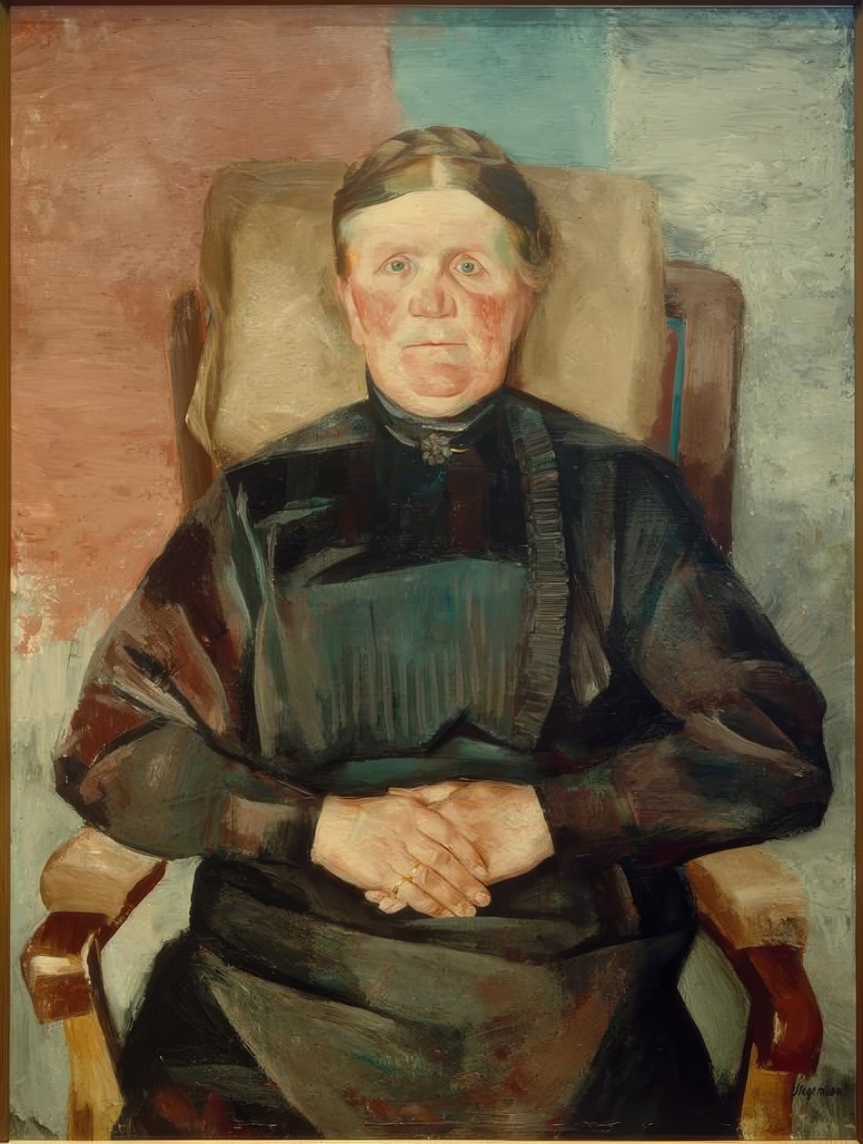 Esposa do velho fazendeiro (Anna Rohwedder) de Heinrich Stegemann