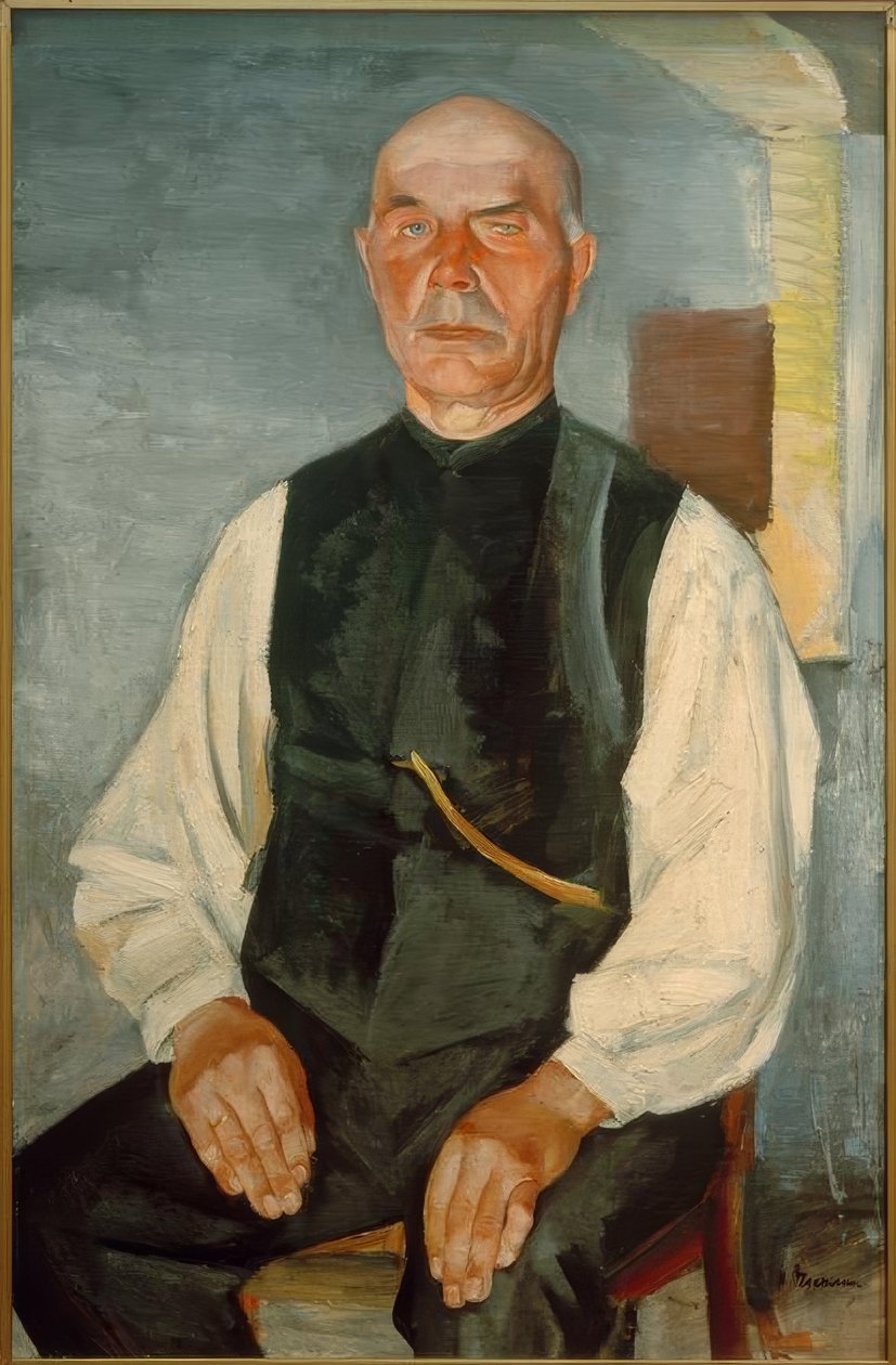 Velho fazendeiro (Johann Rohwedder) de Heinrich Stegemann
