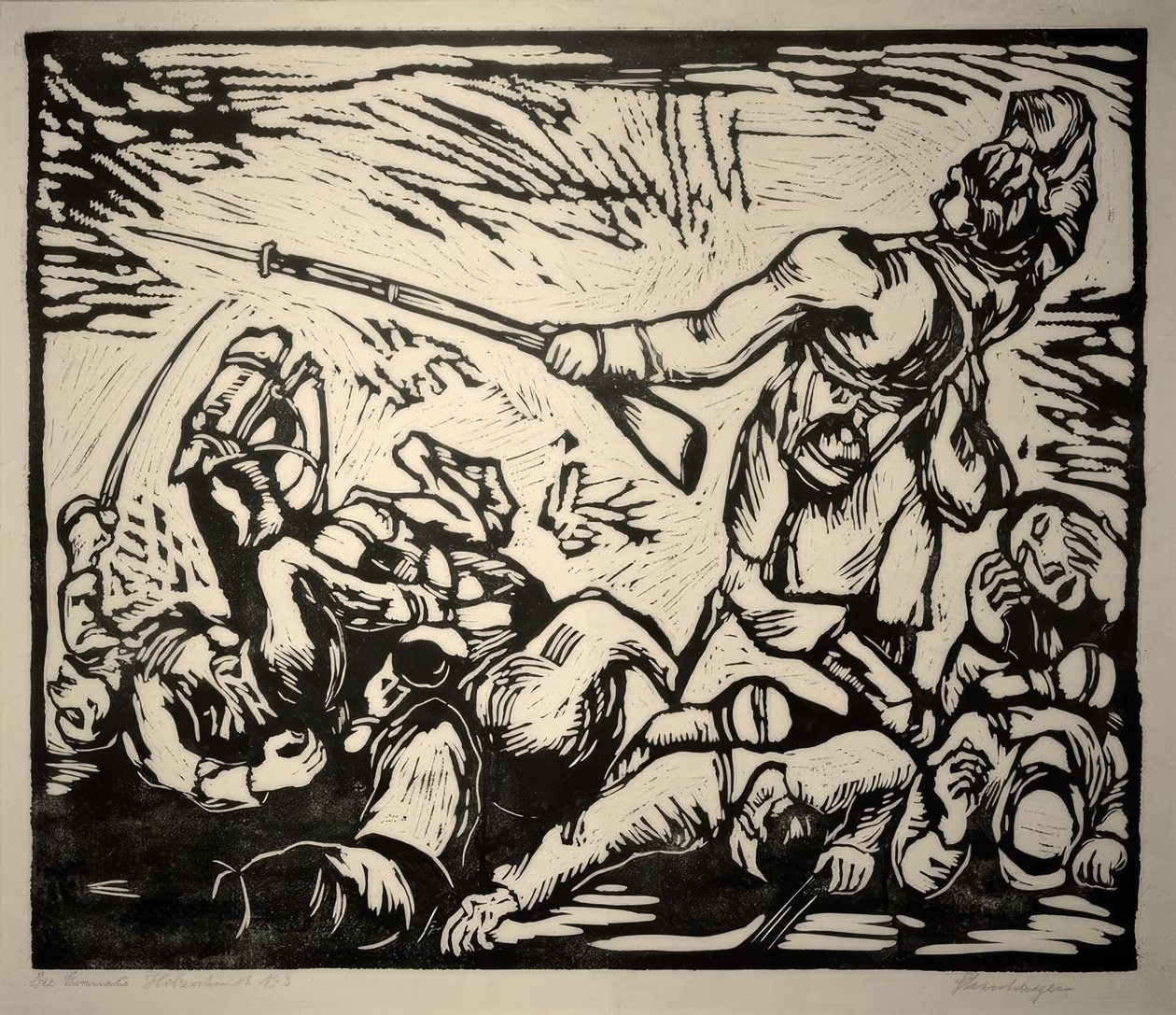 cena de guerra de Heinrich Steinhagen