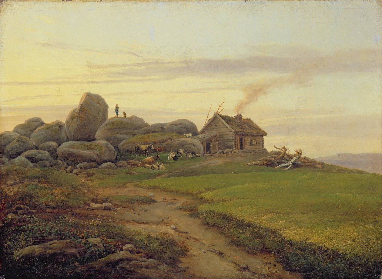 Topo da Colina, 1827 de Heinrich Stuhlmann