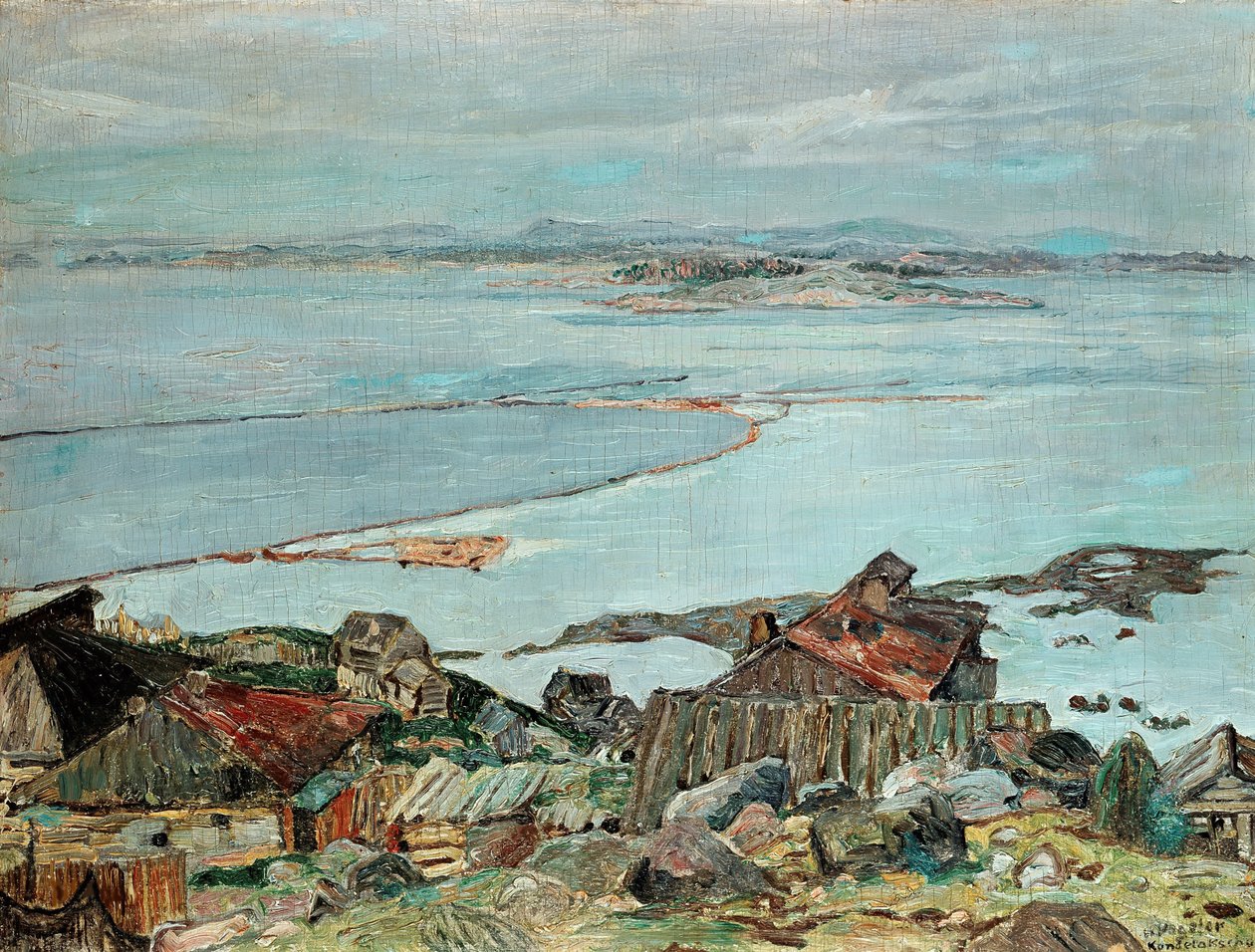 Kandalaksha, 1925. de Heinrich Vogeler