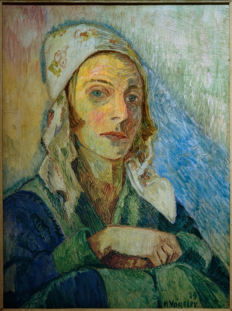 Retrato Sonja Marchlewska de Heinrich Vogeler