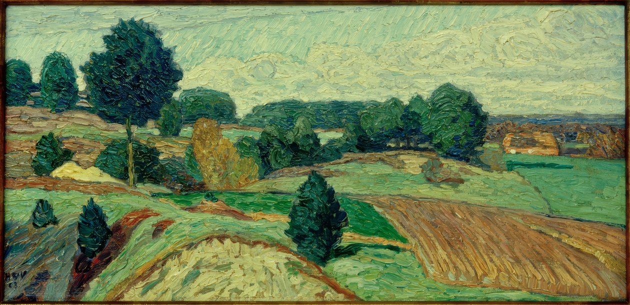 Paisagem Worpswede de Heinrich Vogeler