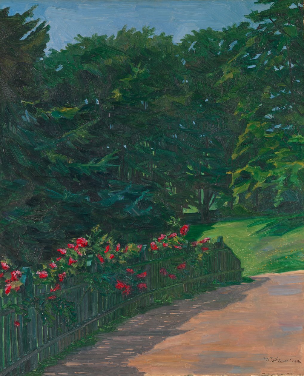 Paisagem, 1910 de Heinrich Wilhelm Truebner