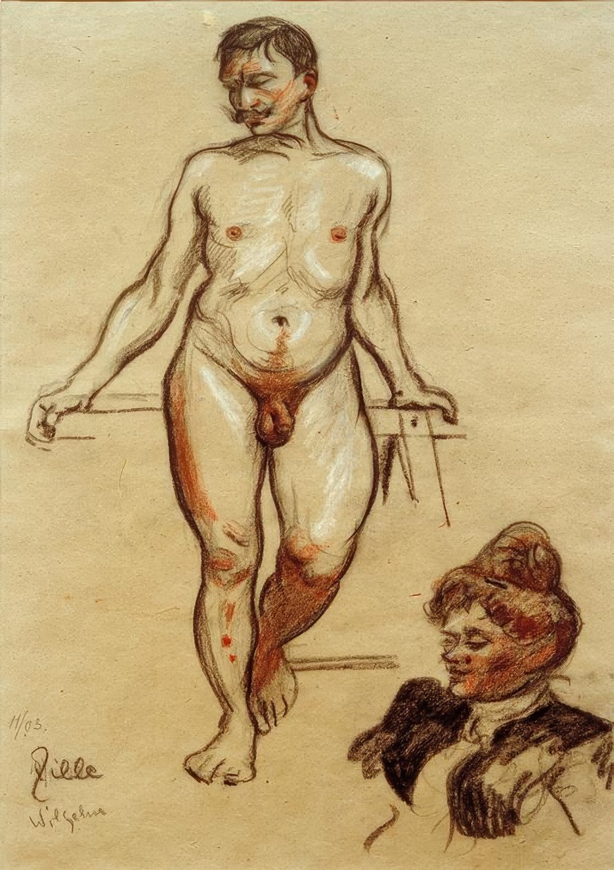 H.Zille, ato masculino, Wilhelm de Heinrich Zille