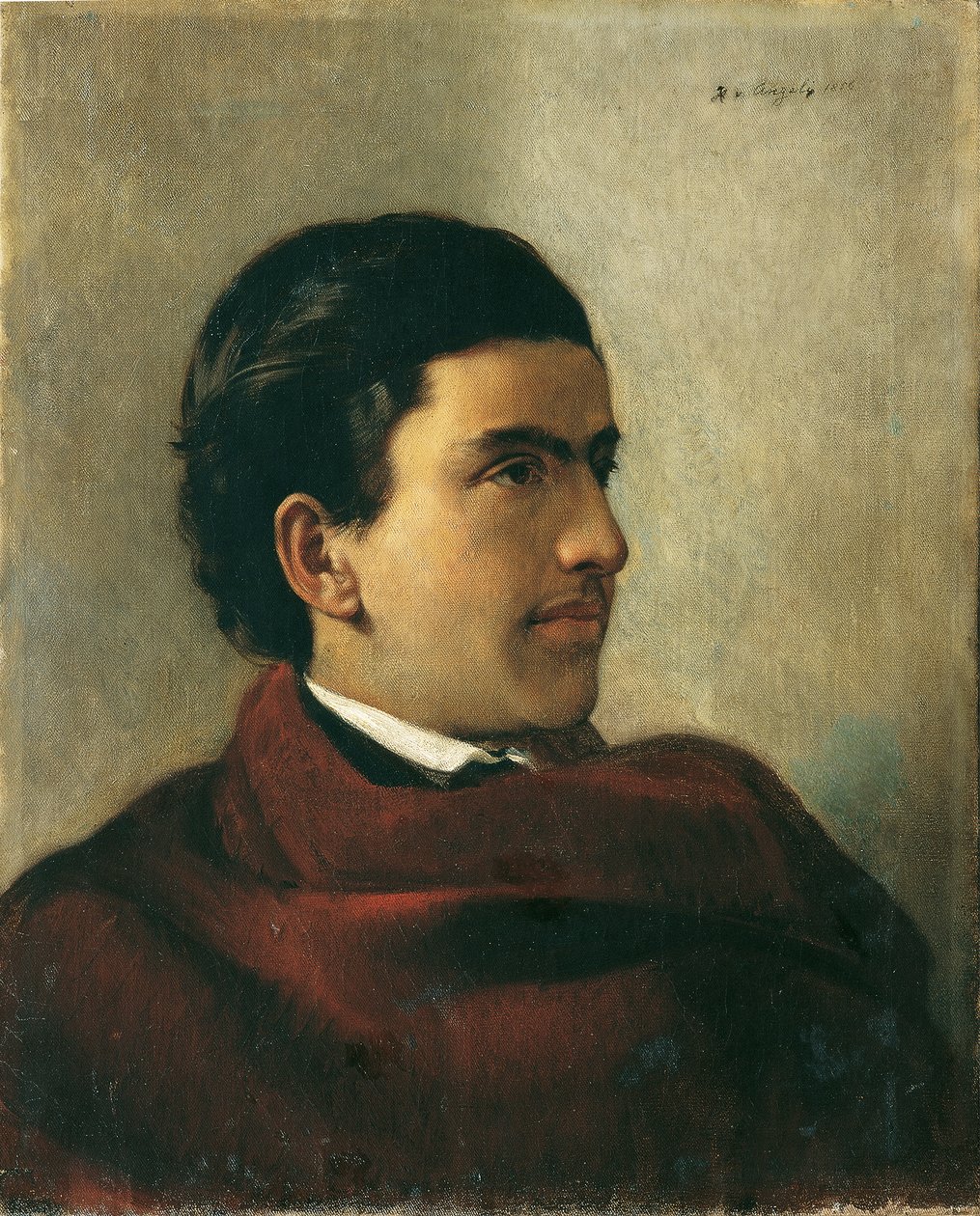 O oficial austríaco Otto Pohl de Heinrich von Angeli