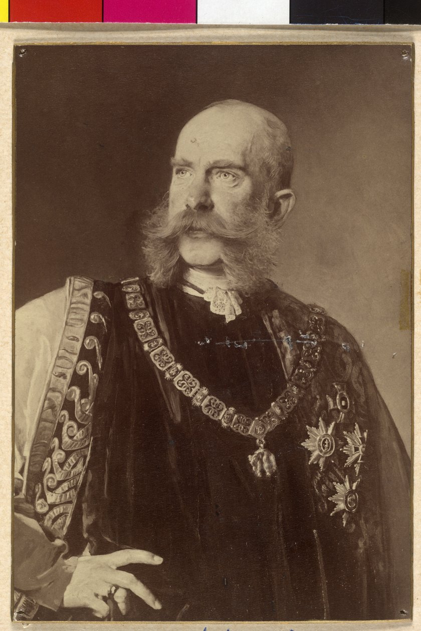 Imperador da Áustria Franz Joseph I de Heinrich von Angeli