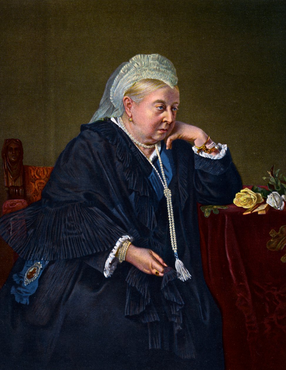 Rainha Victoria em 1899, 1901. de Heinrich von Angeli