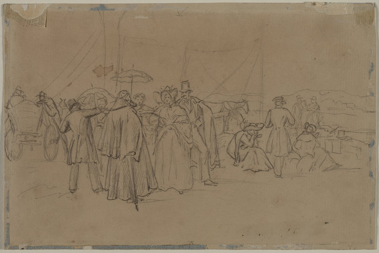 Passageiros para o Reno Steamer (reto) de Heinrich von Mayr