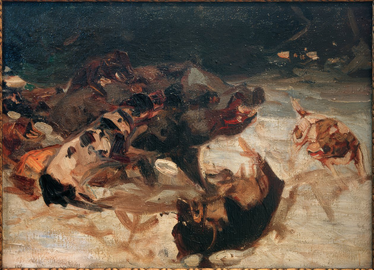 A caça ao javali de Heinrich von Zügel