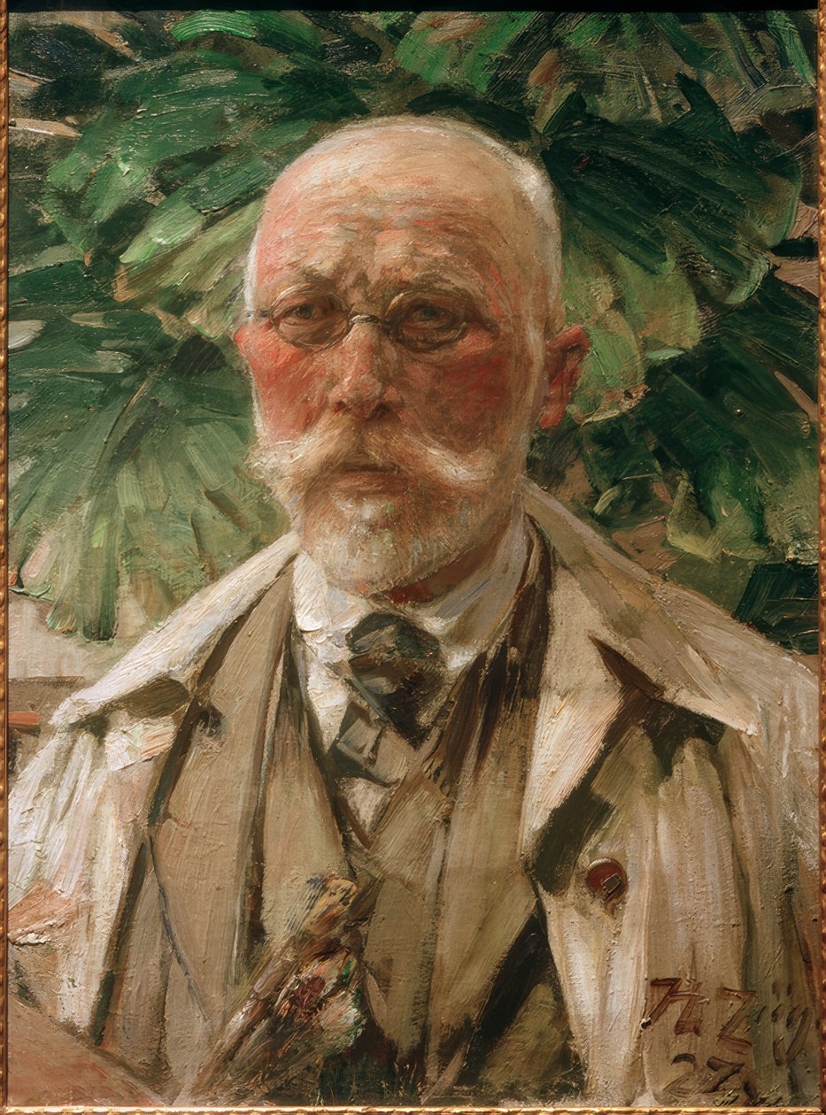 Auto-retrato de Heinrich von Zügel