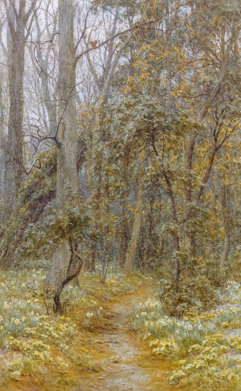 No Jardim de Helen Allingham
