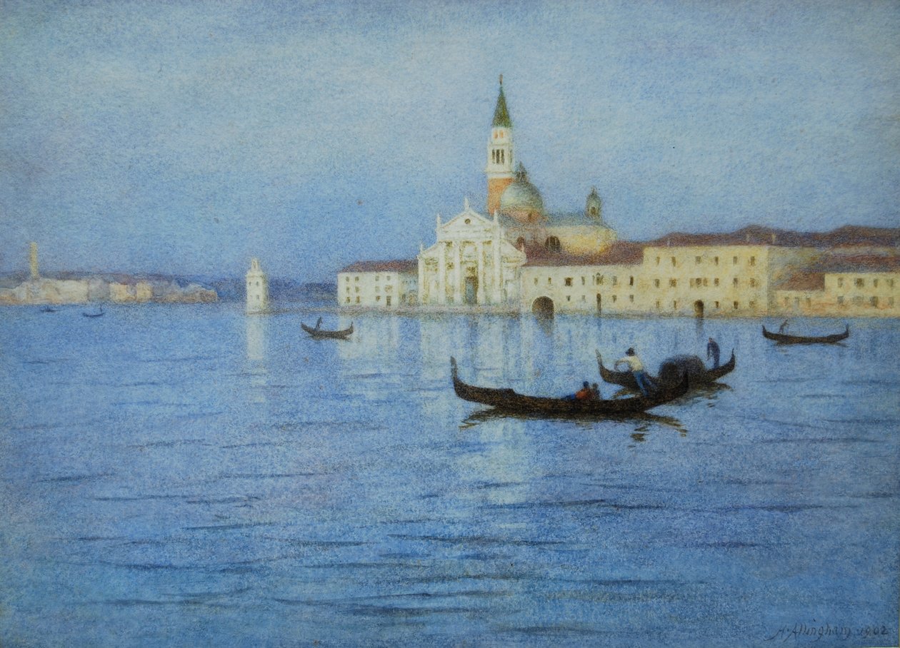 San Giorgio Maggiore, Veneza, 1902 de Helen Allingham