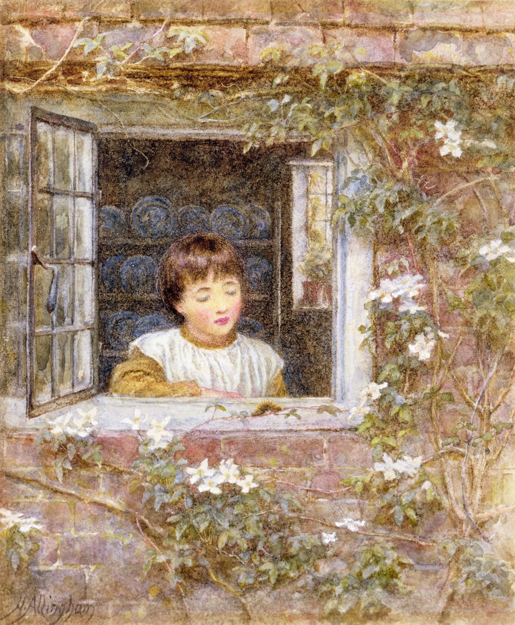 A lagarta de Helen Allingham