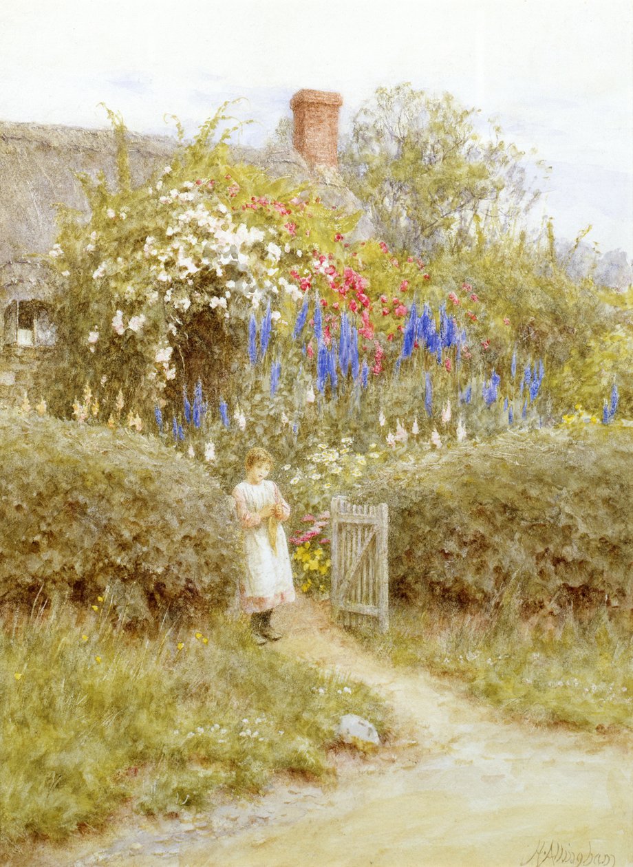 O portão da cabana de Helen Allingham