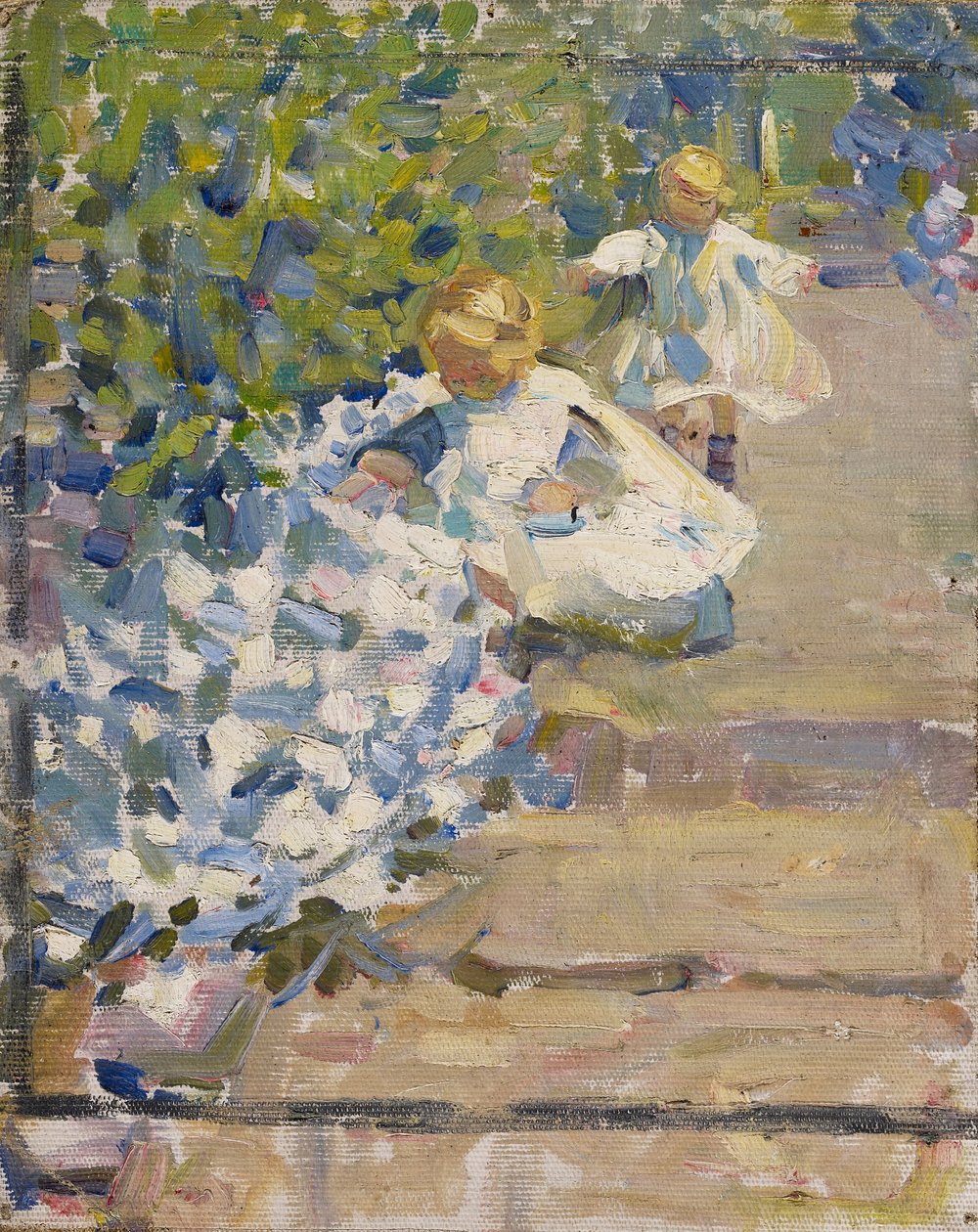 Esboço para colher flores de Helen Galloway McNicoll